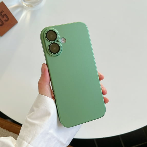 Slim Case for Apple iPhone 16 Plus, with Camera Lens Screen Protector Anti-Scratch Drop Protection Shock Resistant Lightweight Rugged Bumper Phone Case for iPhone 16 Plus, Green