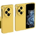 thumbnail image 1 of Slim Case for One Plus Open, Luxury Liquid Silicone Hard [Military Grade Shockproof] Hybrid Soft TPU & Hard PC Drop-Proof Anti-Scratch Grip Cover For One Plus Open,Yellow, 1 of 7