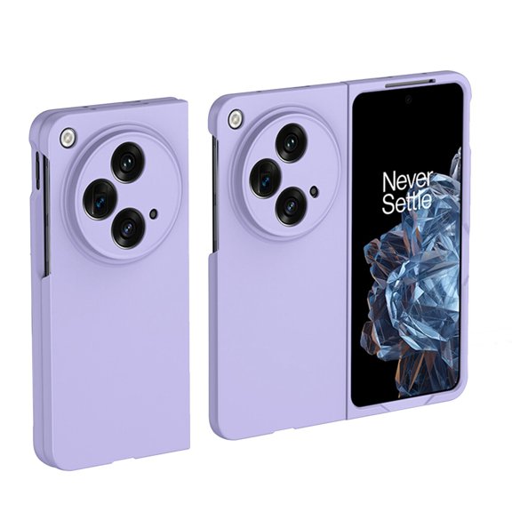 Slim Case for One Plus Open, Luxury Liquid Silicone Hard [Military Grade Shockproof] Hybrid Soft TPU & Hard PC Drop-Proof Anti-Scratch Grip Cover For One Plus Open,Purple