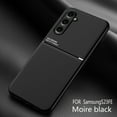 thumbnail image 1 of Slim Case for Samsun Galaxy S23 FE, Rugged PC +TPU Military Grade Shockproof Anti-Slip Cover, Magnetic Metal Plate Match with Car Mount Holder Lens Protection Case for Samsun Galaxy S23 FE, Black, 1 of 5