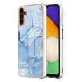 thumbnail image 1 of Slim Case for Samsung Galaxy A14 5G Compatible with MagSafe Wireless Charging Case, Marble Pattern Slim Lightweight Soft Silicone Shockproof Non-Yellowing Protective Cover,Blue, 1 of 7