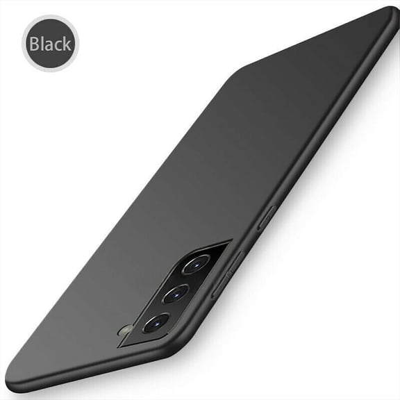 Slim Case for Samsung Galaxy S22 Ultra 6.8 Inch, TECH CIRCLE Slim Fit Ultra Thin Lightweight Matte Hard PC Anti-Scratch Back Case Support Wireless Charging For Samsung Galaxy S22 Ultra, Black