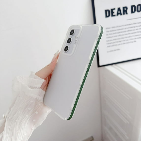 Slim Case for Samsung Galaxy S24+ Plus, Minimalist Back Cover Not-Yellowing Translucent Bumper Shockproof Drop Proof Soft TPU Case for Samsung Galaxy S24+, Green