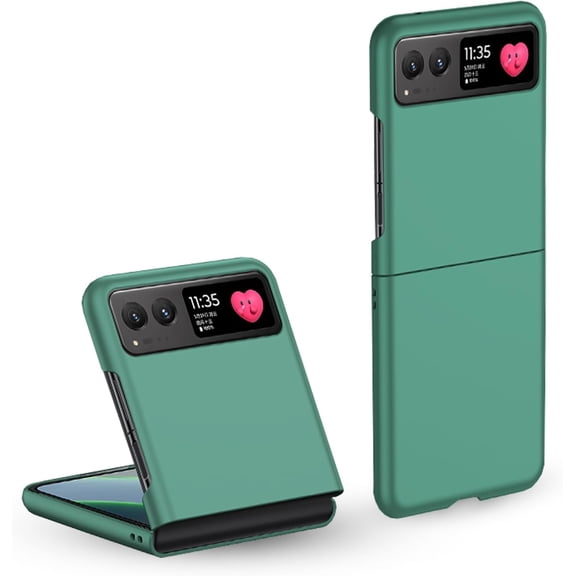 Slim Case for Motorola Razr 2023 Ultra Thin Matte Hard PC Texture Scratch-Resistant Protective Case for Moto Razr 2023 (Green)