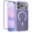 thumbnail image 1 of Slim Case for iPhone 17 Pro Max,Shockproof Magnetic Cover Full Covered Camera Protection Slim Drop Proof Durable Protective Cases - Purple, 1 of 8