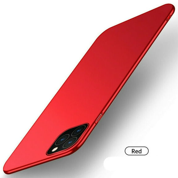 Slim Case for iPhone 14 Pro 6.1 Inch, TECH CIRCLE Slim Fit Ultra Thin Lightweight Matte Hard PC Anti-Scratch Back Case Support Wireless Charging  For iPhone 14 Pro, Red