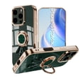 thumbnail image 1 of Slim Case for iPhone 16 Pro Max,Cute Cartoon 6D Plating Astronaut Hidden Magnetic Ring Kickstand Soft TPU Shockproof Corner Protection Drop Proof Edge Bumper Cover For iPhone 16 Pro Max,Darkgreen, 1 of 5