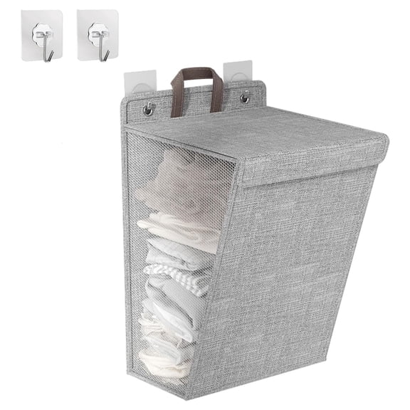 Slim Collapsible Wall Mounted Laundry Basket