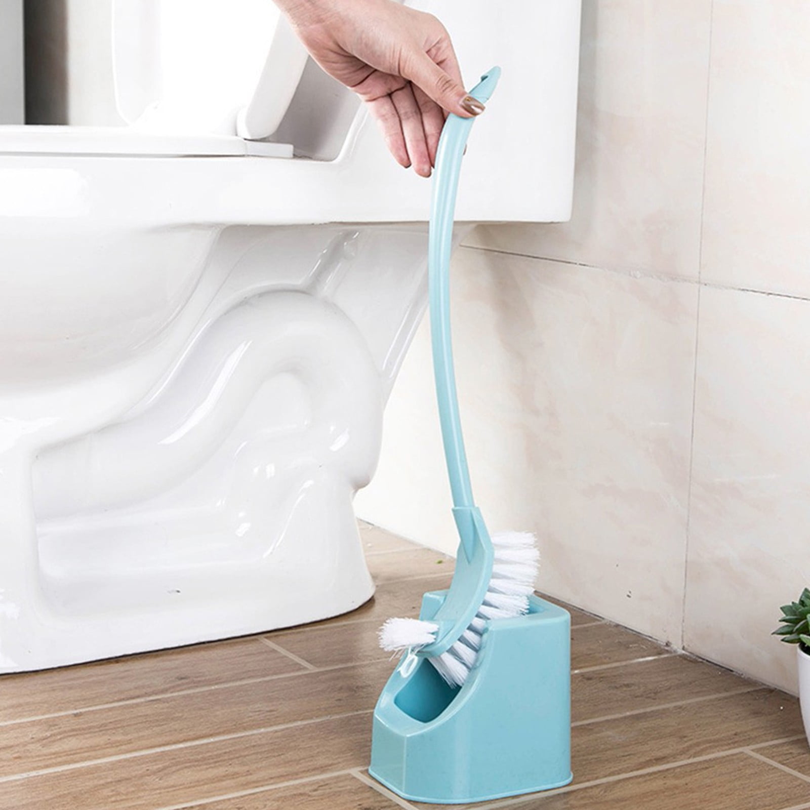 Slim Compact Bathroom Toilet Bowl Brush Toilet Brush And Holder Toilet ...