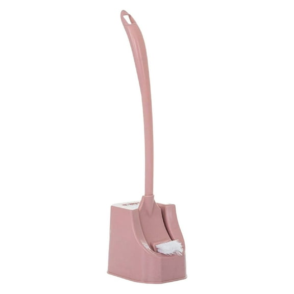 Slim Compact Bathroom Toilet Bowl Brush Toilet Brush and Holder Toilet Bowl Cleaning System with Scrubbing Wand