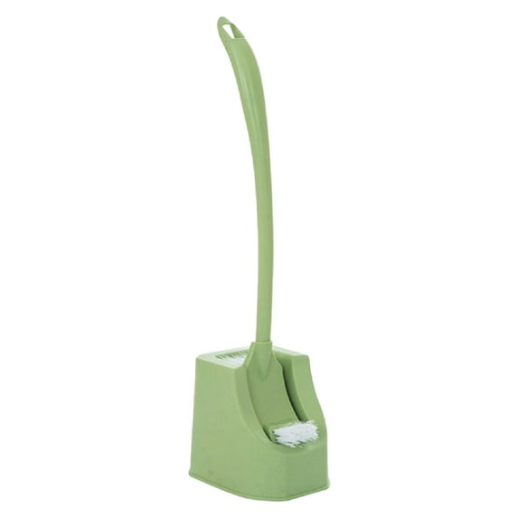 Slim Compact Bathroom Toilet Bowl Brush Toilet Brush and Holder Toilet Bowl Cleaning System with Scrubbing Wand