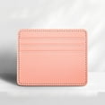 thumbnail image 1 of Slim Credit Card Holder Wallet – Minimalist Front Pocket ID Case with RFID Blocking, Compact PU Leather Wallet for Men & Women – Small, Lightweight, Perfect Gift for Travel, Work & Daily Use, Pink, 1 of 9