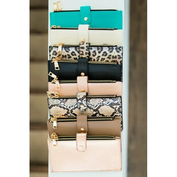 Slim Credit Card Zipper Wallet