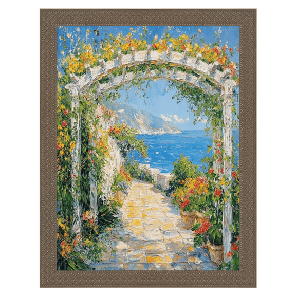 Slim Cris Cross Gothic Aged Antique Silver Picture Frame 30x40 frame