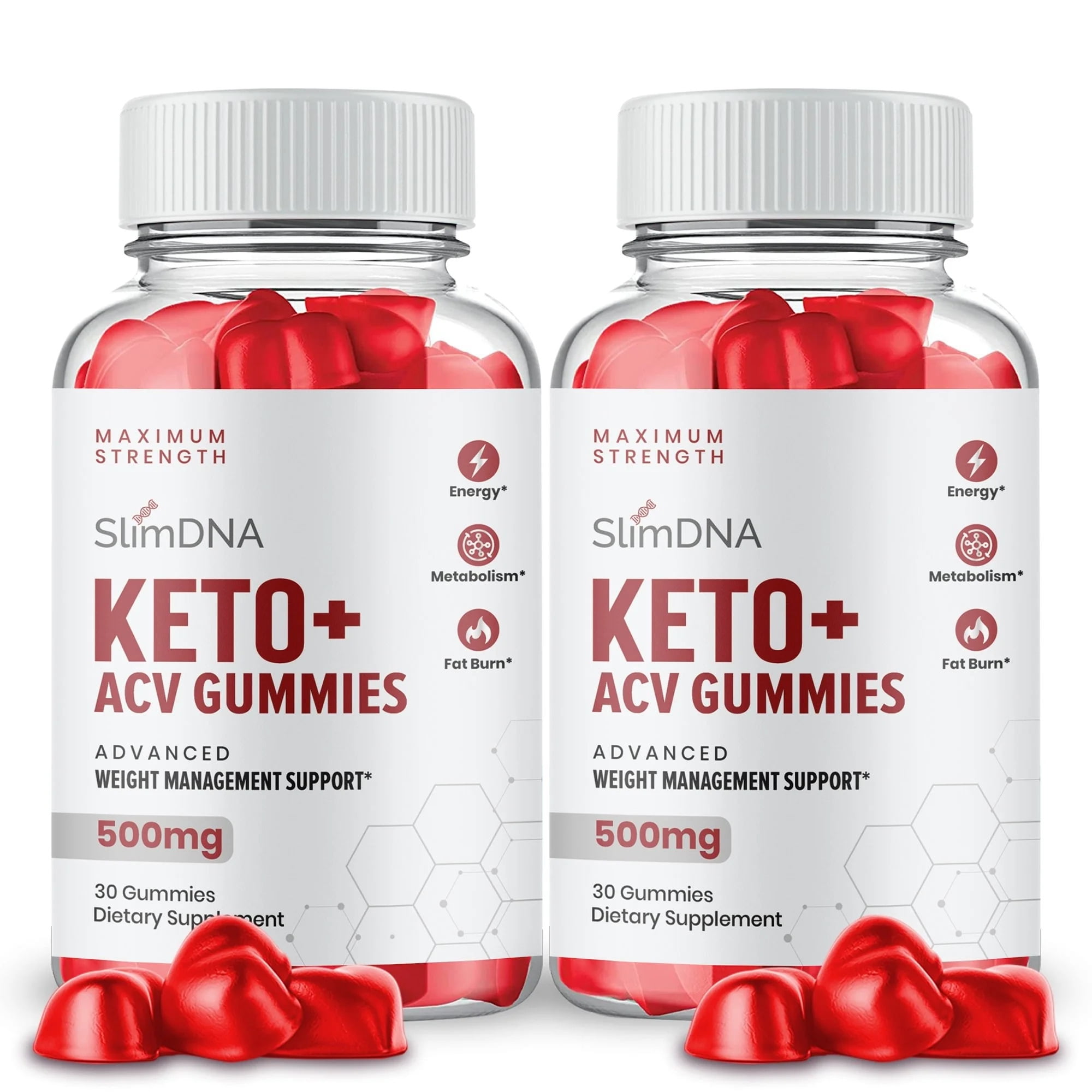 Slim DNA Keto + ACV Gummies (2 Pack)