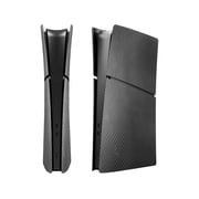 Slim Digital Edition Cover Plates for New PS5 Slim Console, Shell Panels Compatible with New Playstation 5 Slim Accessories Protective Replacement Faceplate - Carbon Fiber Black