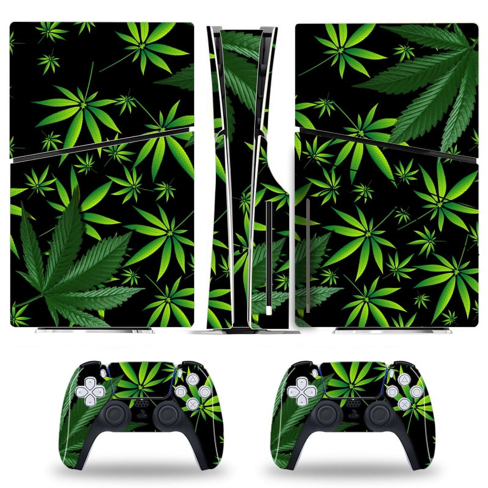 Slim Disc Console Skin Controllers Sticker Decals Compatible with PS5 ...