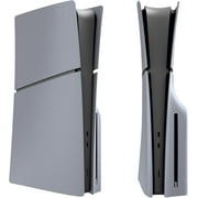 Slim Disc Edition Cover Plates for PS5 Slim Console, Shell Panels Compatible with PS 5 Slim Accessories Protective Replacement Faceplate Grey