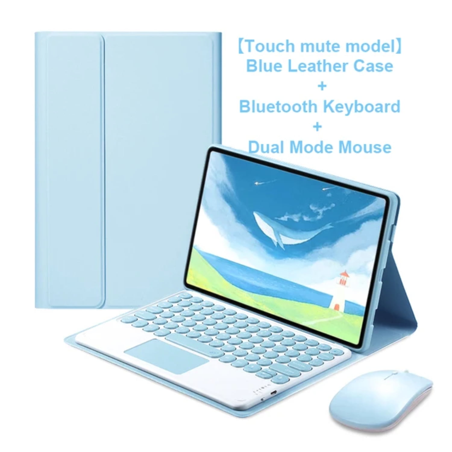 Slim and Durable Keyboard Case for Samsung Galaxy Tab A9+ 11 A8 10.5 S6