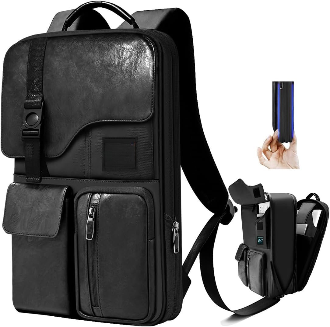 Slim & Expandable Laptop Backpack 15.6 Inch, Computer Rucksack Water ...