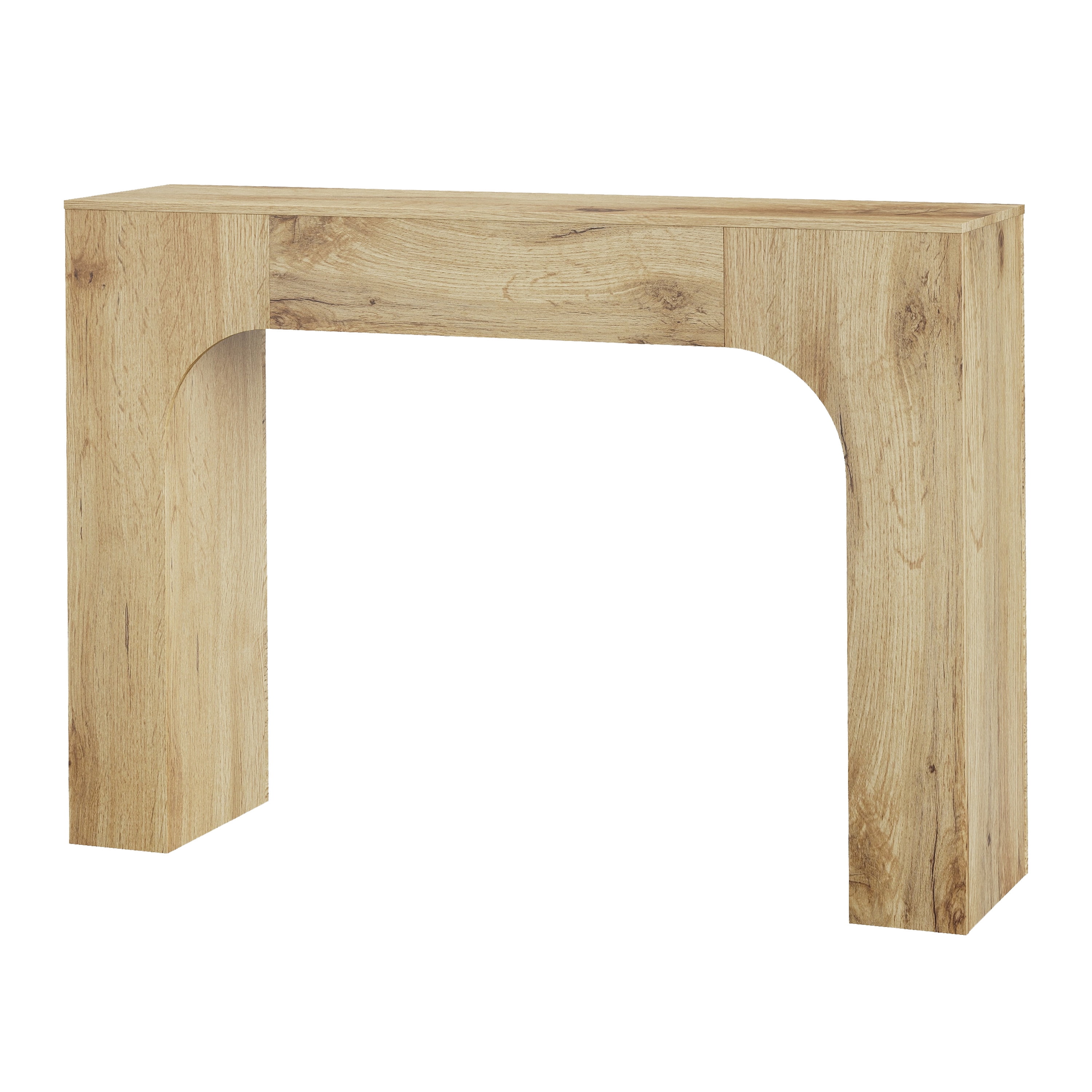 Slim Farmhouse Console Table for Living Room – Narrow Wooden Entryway Table, Rustic Oak Accent, Space-Saving Hallway Furniture, Ideal Behind Sofa or in Foyer, 47 Inch – 1.2 Michat Cracked Oak