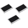 thumbnail image 1 of Set of 3 Slim Metal Business Card Holder Unisex Case With Leatherette Insert (Black Snake), 1 of 4