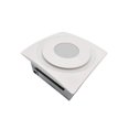 Slim Fit 90 CFM Quiet Bathroom Exhaust Fan with 10Watt 4000K LED Light