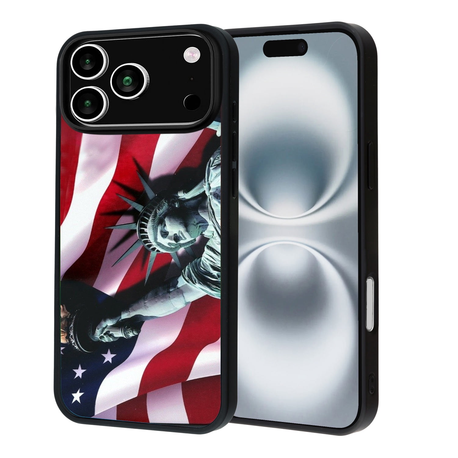 Slim Fit Aluminum Printing Case for iPhone 17 Pro - Statue of Liberty 2
