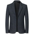 thumbnail image 1 of Slim Fit Blazer For Men Qiggri Men's Fashionable Casual Long Sleeved Lapel Suit Jacket Blazer, 1 of 5
