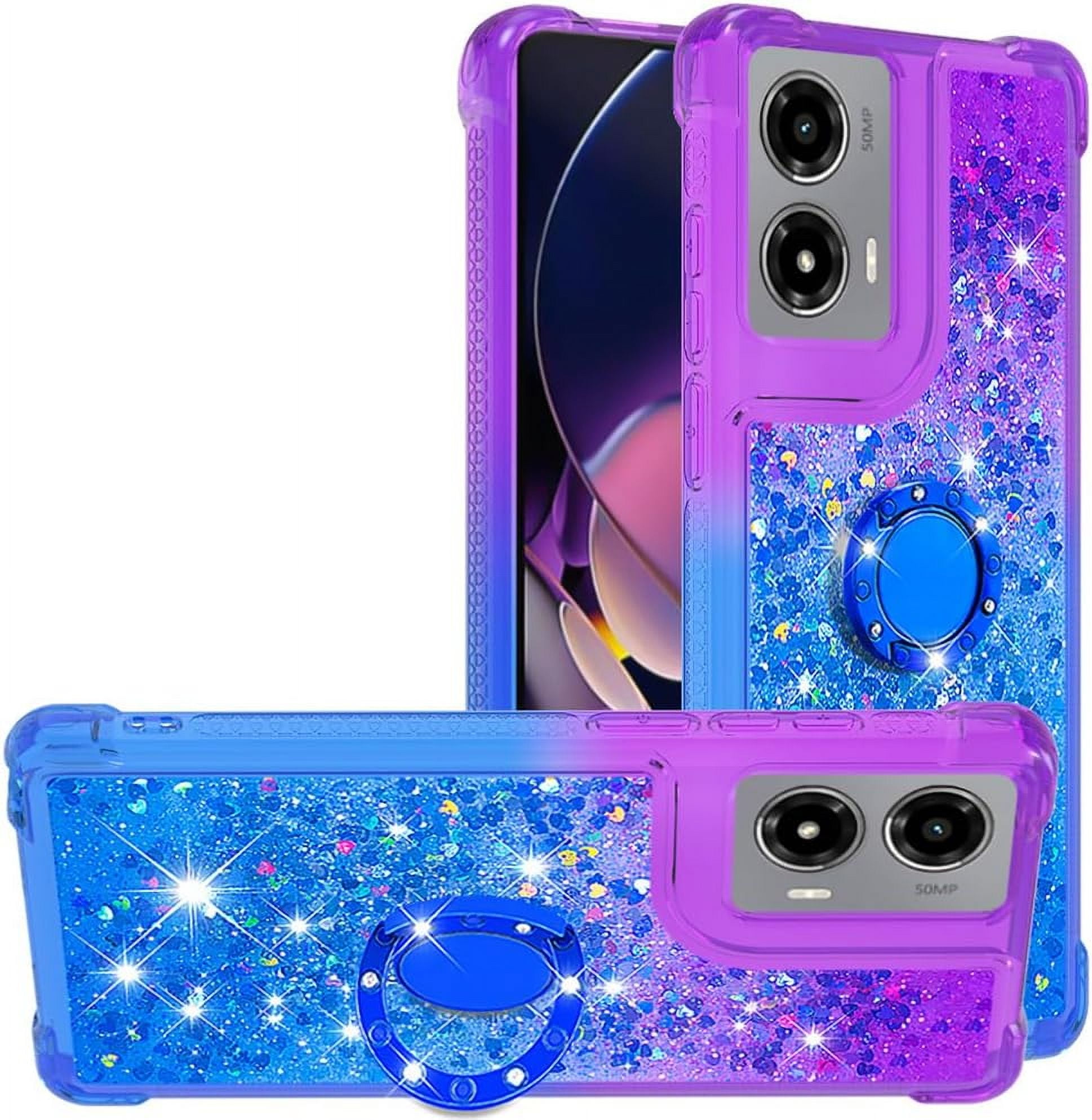 Slim Fit Case for Motorola G Stylus 5G 2024,Shiny Bling Quicksand