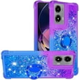 Slim Fit Case for Motorola G Stylus 5G 2024,Shiny Bling Quicksand