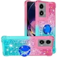 Slim Fit Case for Motorola G Stylus 5G 2024,Shiny Bling Quicksand