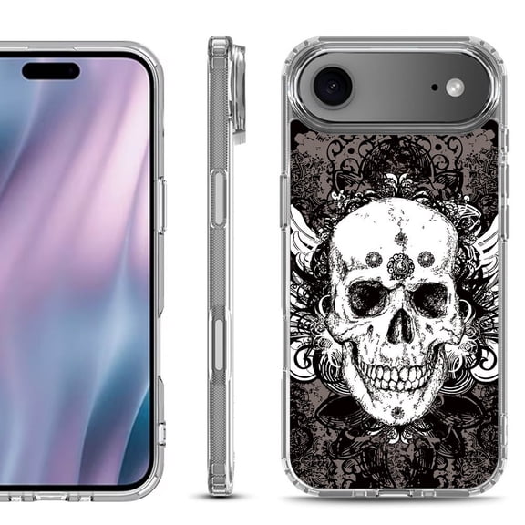 Shockproof Protective Phone Case for iPhone Air, by OneToughShield - Grunge Skull