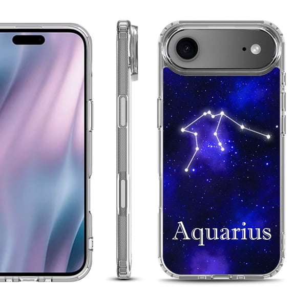 Shockproof Protective Phone Case for iPhone Air, by OneToughShield - Aquarius