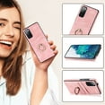 thumbnail image 1 of Slim Fit Case for Samsung Galaxy S20 FE 6.5 Inch with Ring Holder Bracket Card Slots Cover, Soft TPU Bumper Shockproof PU Leather Non-Slip Protective Phone Case for Samsung Galaxy S20 FE,Pink, 1 of 17