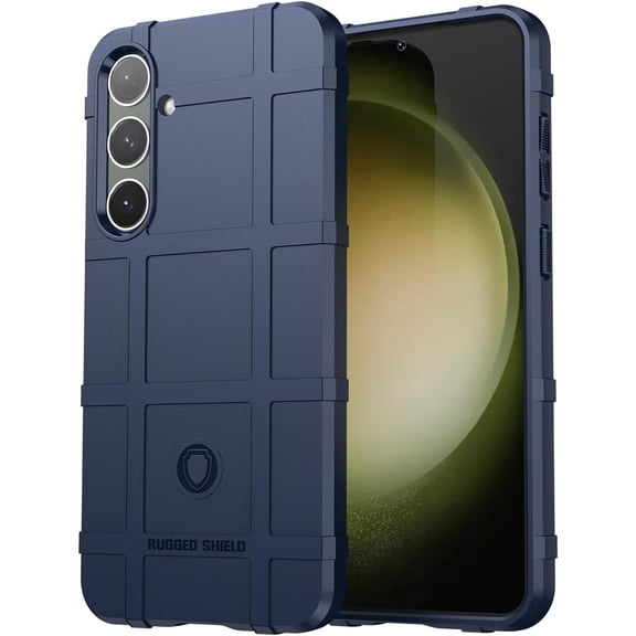 Slim Fit Case for Samsung Galaxy S24 Plus,Rugged Shield Outdoor Durable Phone Case, Military Grade Anti-Dorp Protection and Camera Lens Protection Cover for Galaxy S24 Plus,HD Blue