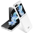 thumbnail image 1 of Slim Fit Case for Samsung Galaxy Z Flip 6, with Front Built-in Screen Protector, Ultra Thin Matte PC Shockproof Protective Phone Cover for Samsung Galaxy Z Flip 6 - Silver, 1 of 7