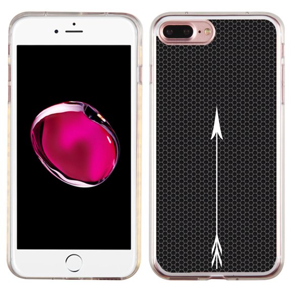 Slim-Fit Case for Apple iPhone 8 PLUS / 7 PLUS, OneToughShield Premium TPU Gel Protector Phone Case - Arrow