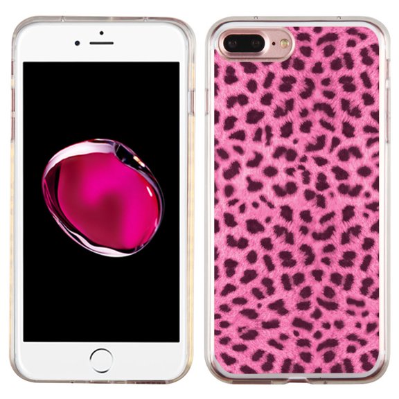 Slim-Fit Case for Apple iPhone 8 PLUS / 7 PLUS, OneToughShield  Premium TPU Gel Protector Phone Case - Cheetah Pink