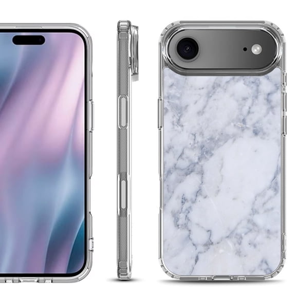 Shockproof Protective Phone Case for iPhone Air, by OneToughShield - Marble / Clouds