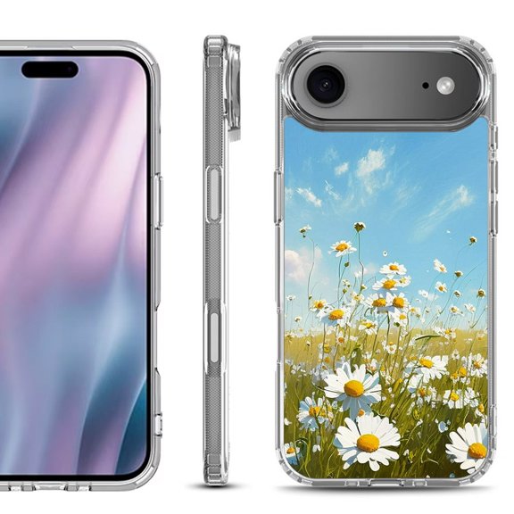Shockproof Protective Phone Case for iPhone Air, by OneToughShield - Daisy Field