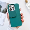 thumbnail image 1 of Slim Fit Case for iPhone 14 Pro Max, 2MM Camera Lens Sliding Design Sleek Candy Colors Protective Cover with Military Grade Soft Lining Silicone Skin-Friendly Shockproof Anti-Scratches Case,Navyblue, 1 of 6