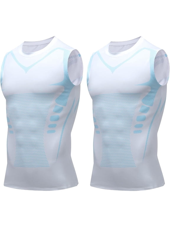 Slim‑Fit Compression Tank Top, Quick‑Dry Athletic Shaper Vest for Gym Running Sports