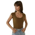 thumbnail image 1 of Slim Fit Crew Neck Crop T-Shirt, 1 of 5