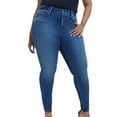 thumbnail image 1 of Slim Fit Denim Pants for Women High Waisted Skinny Stretchy Pencil Leg Ankle Length Jeans Tight Trousers, 1 of 3