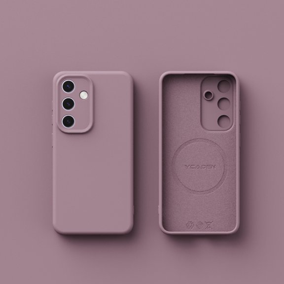 Slim Fit Designed for Samsung Galaxy S26 Case, Luxury Ultra Thin and Slim Drop Protection Secure Grip Coated Non Slip Matte Surface Hard PC Compatible with Magsafe for S26, Darkpurple