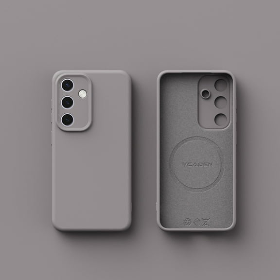 Slim Fit Designed for Samsung Galaxy S26 Case, Luxury Ultra Thin and Slim Drop Protection Secure Grip Coated Non Slip Matte Surface Hard PC Compatible with Magsafe for S26, Lightgray