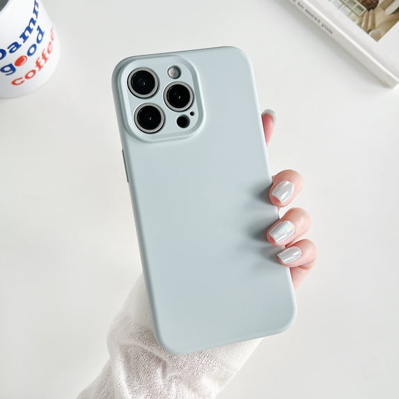 Slim Fit Designed for iPhone 12 Pro Max Case, Luxury Ultra Thin and Slim Drop Protection Secure Grip Coated Non Slip Matte Surface Hard PC Compatible with Magsafe for iPhone 12 Pro Max, Cyan