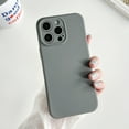 thumbnail image 1 of Slim Fit Designed for iPhone 16 Plus Case, Luxury Ultra Thin and Slim Drop Protection Secure Grip Coated Non Slip Matte Surface Hard PC Magsafe Case Cover for iPhone 16 Plus, Gray, 1 of 10