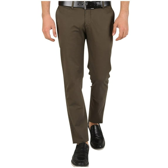 Slim Fit Dress Pants for Men Fashion Casual Business Skinny Stretch Golf Pants